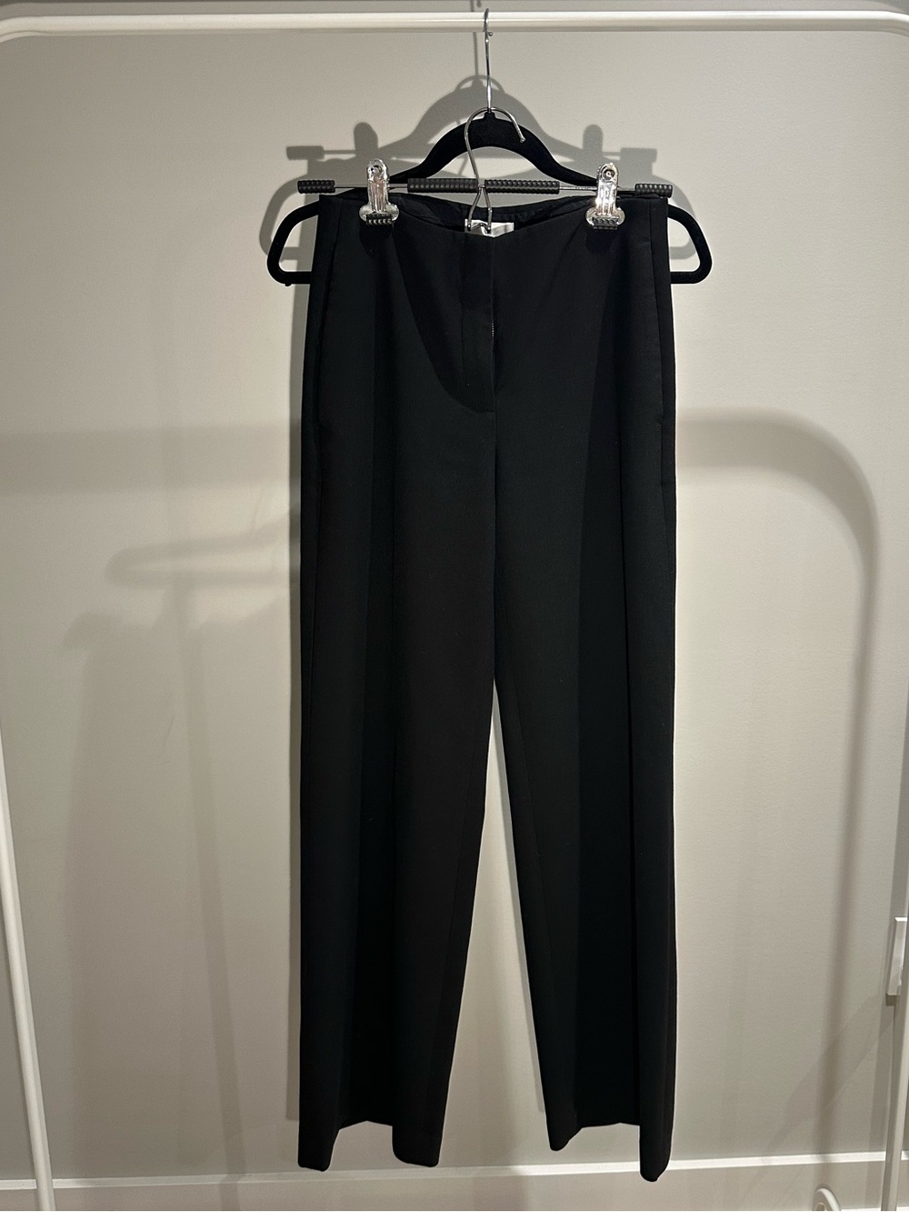 Babaton Black Straight-Leg Tailored Trousers